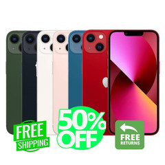 Apple iPhone 13 – 128GB/256GB – Midnight, Blue, Red – Verizon & Unlocked