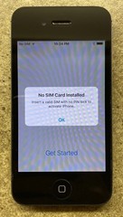 Apple iPhone 4S 16GB Black A1387 WORKING!