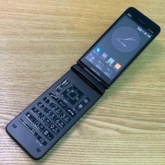 au GRATINA KYF42 flip phone Black735 SIM free
