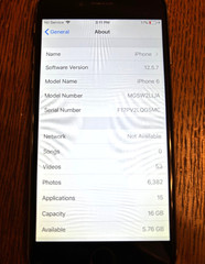 Apple iPhone 6 – 16 GB – Silver (Unlocked) iOS 12.5.7 No Box/Acces Battery 98%