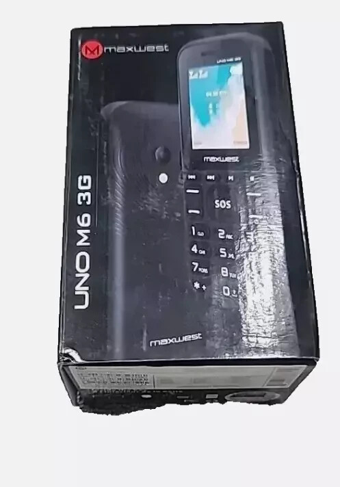 Maxwest Uno M6 3G Unlocked Phone – Used, Excellent Condition, Various Packaging