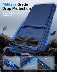 iPhone Air Wallet Case, Built-in Card Holder & Slide Camera Cover, RFID Blocking