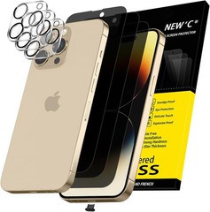 3x Privacy Screen Protector for iPhone 14 Pro Max (6.7 inches) + 3x Lens Protect