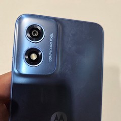 Cracked Glass Motorola Moto G Play Smartphone Blue For Parts Not Working