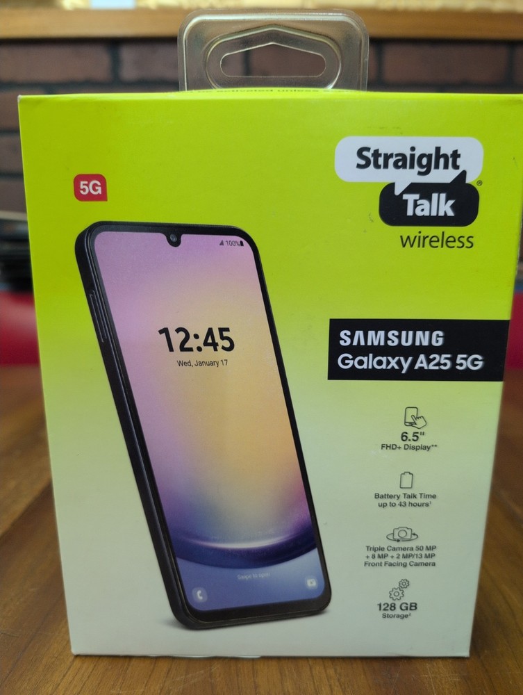 Samsung Galaxy A25 5G 128GB (Total Wireless/Straight Talk Rebrand) NEW SEALED