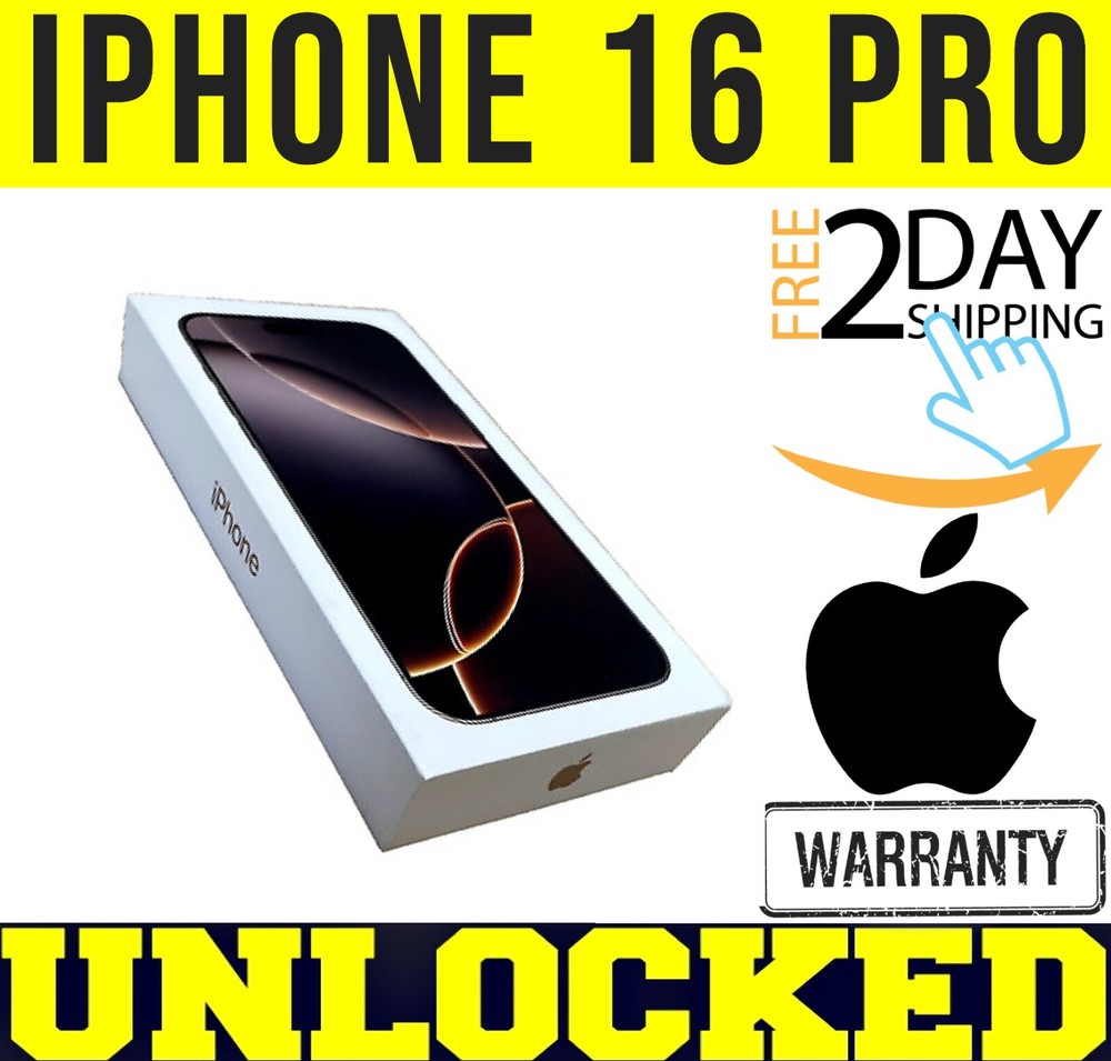 APPLE IPHONE 16 PRO – 128GB – DESERT TITANIUM (FACTORY UNLOCKED) ❖SEALED❖