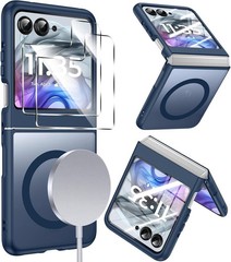 Motorola Razr 2025 Case with 2 X Screen Protector Integrated Funda para Razor 20