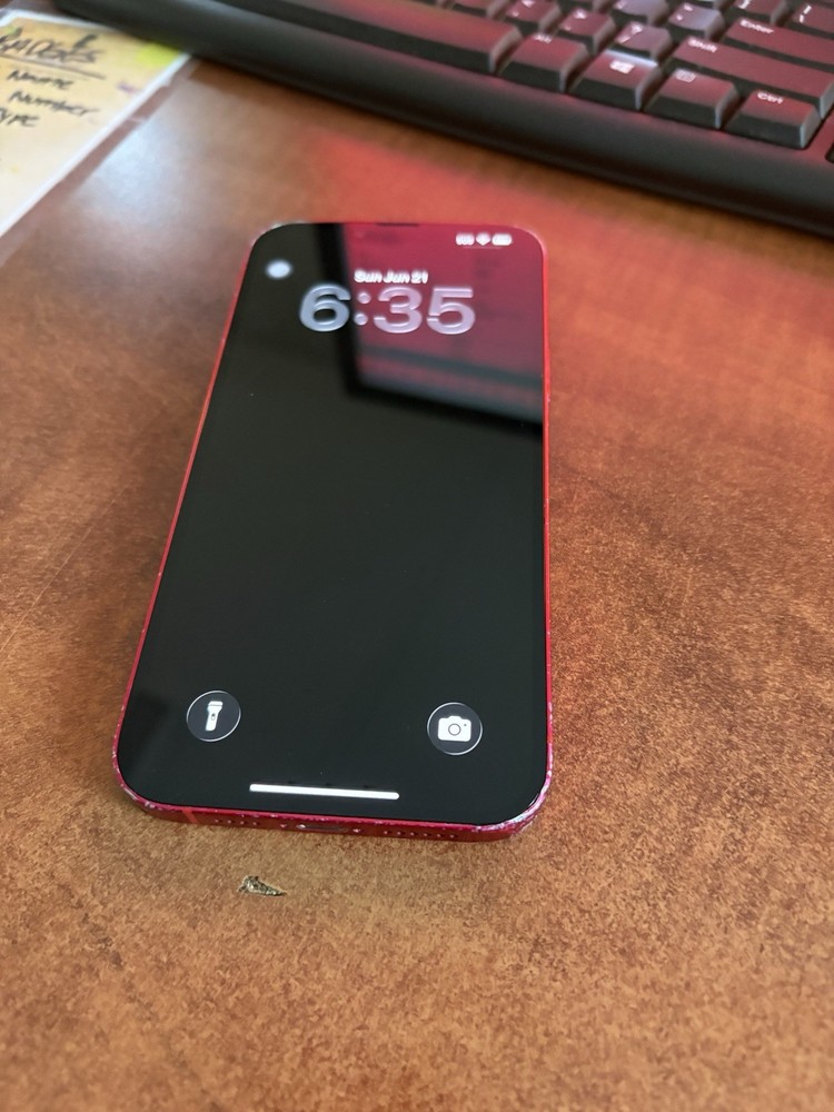 Apple iPhone 14 Plus 256GB Red iOS 12MP Camera Bar Style Built-In Memory