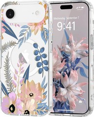 Magnetic Clear Floral Phone Case for iPhone Air – Elegant Aesthetic Cover