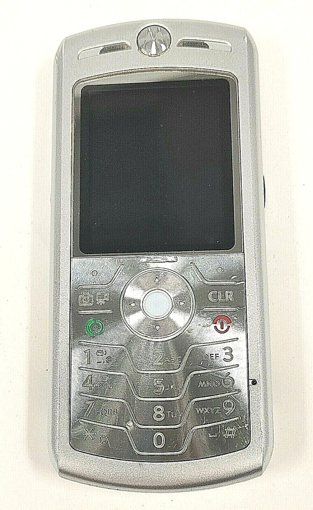 Motorola SLVR / Sliver L7c – Silver ( Verizon ) Rare Cellular Phone – No Back