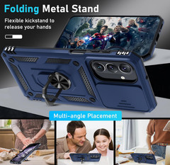 For Samsung Galaxy A26 5G Blue Case With Heavy Duty Shockproof Protective Cover