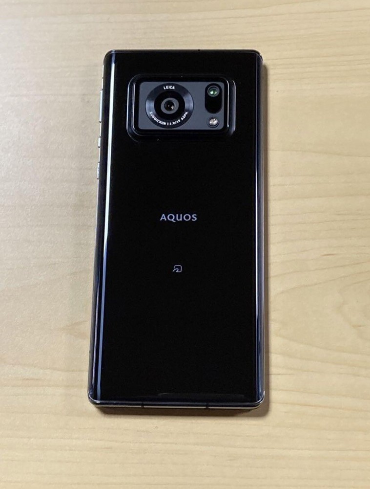 SHARP AQUOS R6 Black 5G Phone Leica Lens sensor 128GB SIM Unlocked