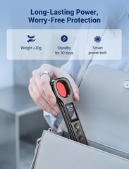 Anti-Spy RF Signal Detector Hidden Camera Bug Finder GSM Audio Tracker Scan