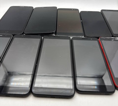 Lot of 11 Android Smartphones Alcatel 1X Idol Hero Pixi Pop Tetra No Power READ