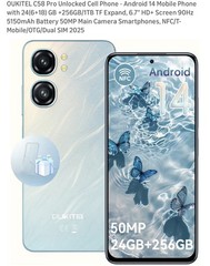 OUKITEL C58 Pro 24+256GB 6.7″ HD+ Display 50MP Camera 5150mAh Android 14 Phone