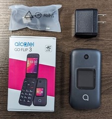 Alcatel GO FLIP 3 4052Z – ONLY- AT&T, Tmobile, Metro – 4G LTE Flip Phone
