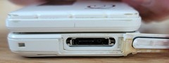docomo × Q-pot. SH-04C feature phone main unit Sharp Biscuit white milk Japan