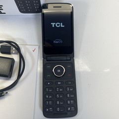 TCL Flip 3 T435V Verizon Unlocked 16GB Flip Phone 4G LTE Gray