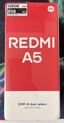Redmi A5 32MP AI Dual Rear Camera 128GB Unlocked, Midnight Black 4gb + 4gb