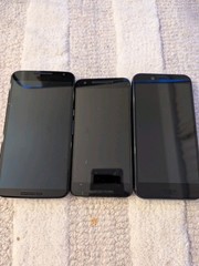 LOT OF 3 – Motorola Nexus/ LG nexus/ HTC 10- VARIOUS – Read.