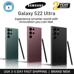 NEW Samsung Galaxy S22 Ultra 5G SM-S908U 128GB/256GB/512GB Factory Unlocked