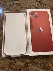 Apple iPhone 13 128gb For Cricket Wireless Only Product Red Color A2482
