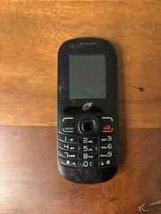 Alcatel OneTouch A207BG Black TracFone Cellular Phone Complete Battery SIM Works