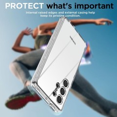 Samsung Galaxy S25 Ultra Clear Case, Heavy Duty Drop Protection Full Body Rugged