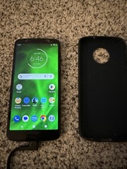 Motorola Moto G6 64 GB Black (Unlocked) USB C Broken Glass
