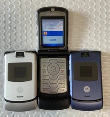 Motorola RAZR V3 Retro Flip Phone -All Colors Unlocked -Pristine GRADE A+ Phone