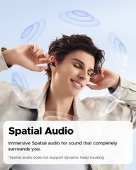 SoundPeats PearlClip Pro, Clip-on BT5.4 AI ENC Earbuds, 24Hrs Play Time,12mm,App