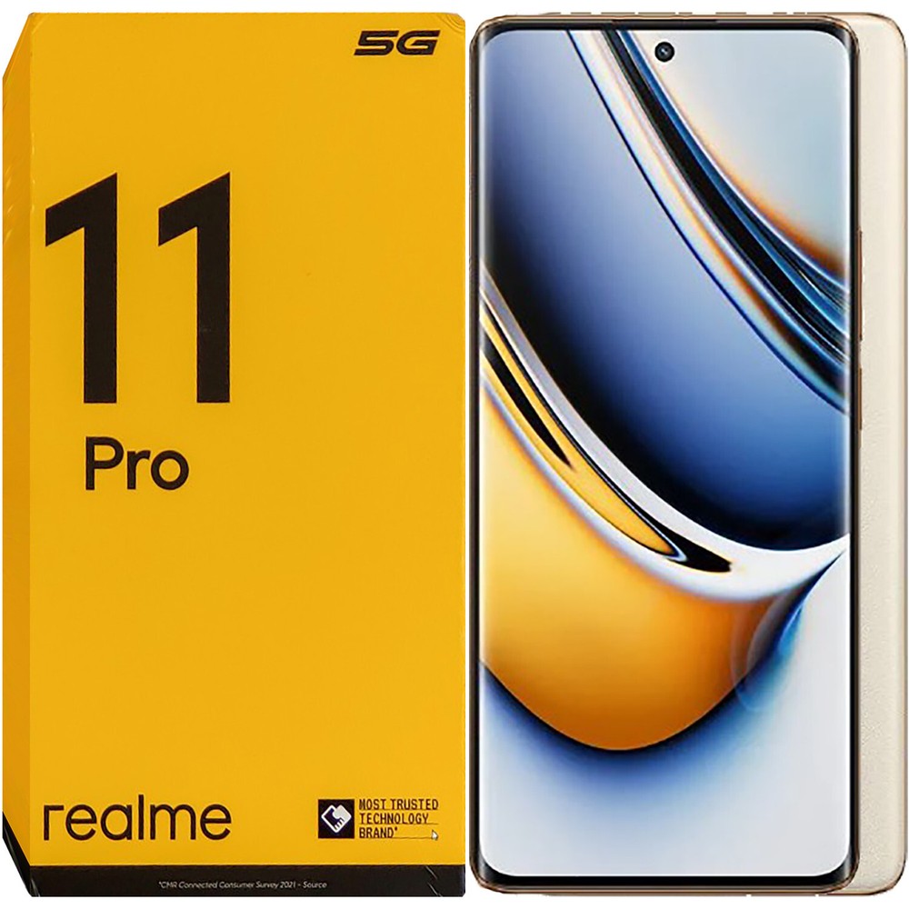 Realme 11 Pro 5G Sunrise Beige 128GB + 8GB Dual-Sim Unlocked GSM NEW
