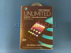 AT&T Prepaid GoPhone 4.5″ 8GB 4G LTE GSM microSD Alcatel IDEAL Smartphone Blue
