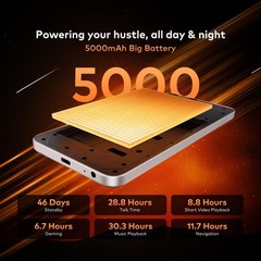 Itel Zeno 200 Comet Orange 4 GB RAM 128 GB Storage Global Version Unlocked