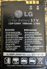 Verizon LG VN270 COSMOS TOUCH 3G Slide Phone & Instr Book – Parts or Collectible