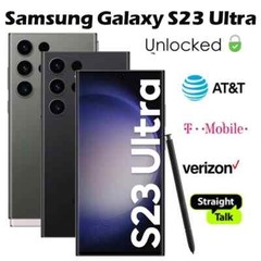 NEW SEALED Samsung Galaxy S23 Ultra 5G SM-S918U1 256GB/512GB Factory Unlocked US