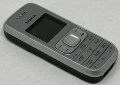 Nokia 1209 Vintage Cell Phone Bar Keyboard Slim GSM MP3 MicroSD 2.5mm Jack OEM