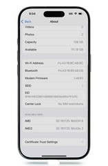 Apple iPhone 16 Pro 128GB Unlocked – Black Titanium – 100% Battery – iOS 18.3.2