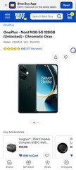 Bricked OnePlus Nord N30 – 128 GB – Chromatic Gray (Unlocked)
