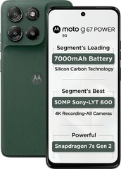 Moto g67 power 5G (Pantone Cilantro, 128 GB 8GB RAM) 7s Gen 2 Global Version.
