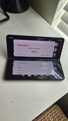 Samsung Galaxy Z Fold 4 Dual 256 GB black, UNLOCKED, Inside screen line.