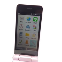 SHARP 601SH AQUOS KEITAI 2 Pink Unlocked Android Flip Phone English Ready
