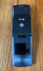 Motorola RAZR V3xx – Black (AT&T) Flip Cell Phone – USED IN VERY GOOD CONDITION