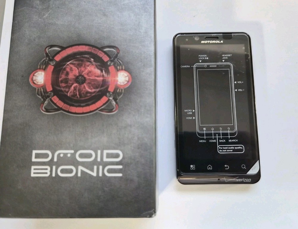 Motorola Droid Bionic XT875 8GB Black Verizon phone **BRAND NEW**