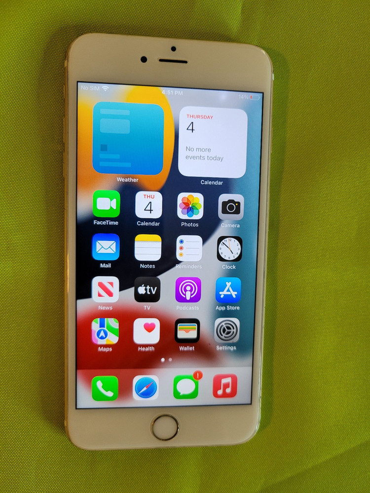 Apple iPhone 6s Plus 16GB A1687 Gold T-Mobile 80% Battery H Working See Pic ASIS
