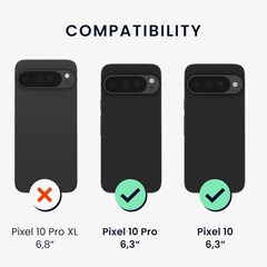 Case for Google Pixel 10 & Pixel 10 Pro TPU Silicone Phone Cover Caribbean Blue