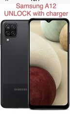 UNLOCKED / T-Mobile Metro Samsung Galaxy A12 A125U LTE 32GB Smartphone 7/10 Cond