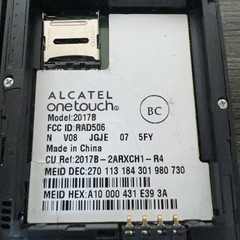 Alcatel Go Flip 3 – 4 GB – Black UNTESTED/NO BATTERY -Broken, for parts ONLY-