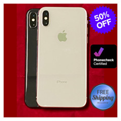 Apple iPhone X 64GB/256GB – Space Gray/Silver – Very Good Condition – Unlocked