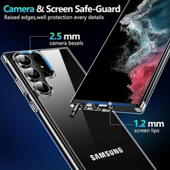 For Samsung Galaxy S24 Ultra Case w/ Anti-Yellowing & Military-Grade Protection